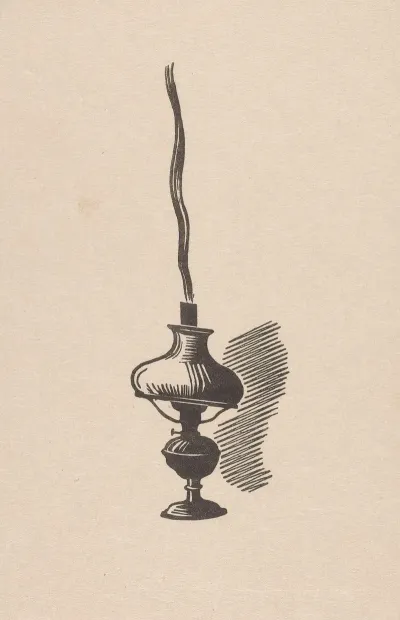 Kopcaca Lampa Ilustracja Do Ksiazki Jozef Pilsudski Na Syberii Mieczyslawa Bohdana Lepeckiego