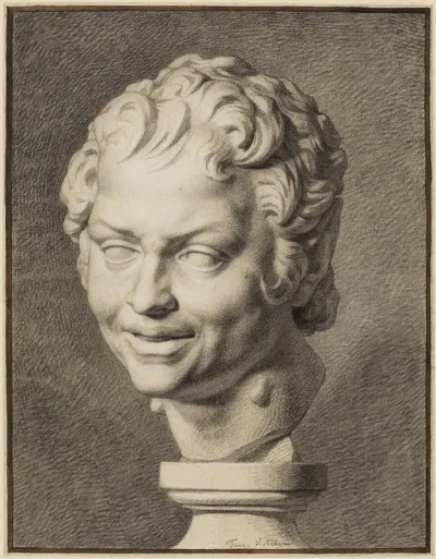Kopf Des Jungen Faun Aus Der Villa Albani Zu Rom