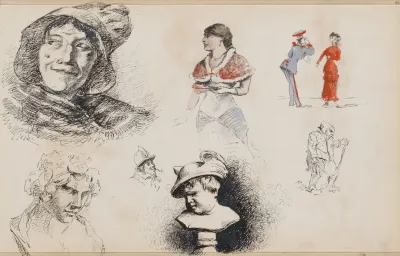 Kopieen Naar Michelangelo En Frans Hals