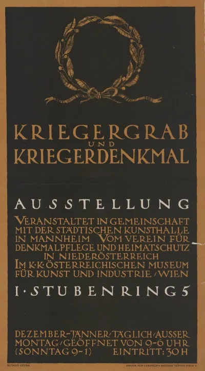 Kriegergrab Und Kriegerdenkmal Ausstellung