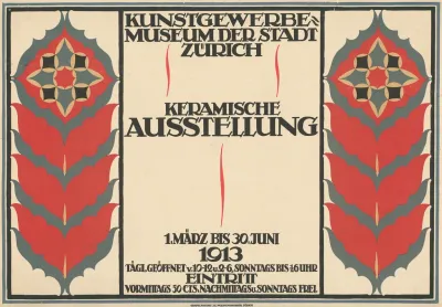 Kunstgewerbemuseum Zurich Keramische Ausstellung 1913