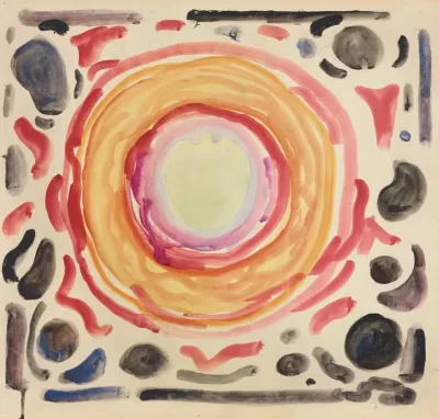 Kunstneren Og Hans Syke Oye Optisk Illusjon