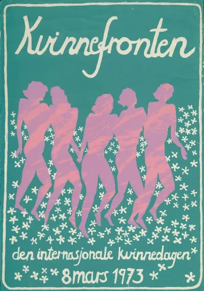 Kvinnefronten Den Internasjonale Kvinnedagen 8 Mars 1973