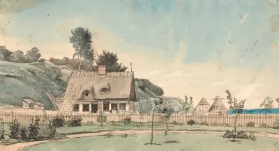 Kystlandskab Med Strataekte Huse