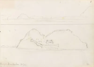 Kystparti Ved Glasgow Dumbarton Rock