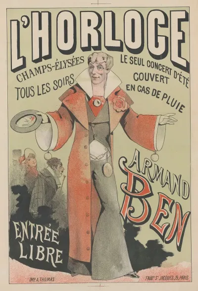 L Horloge Champs Elysees Armand Ben