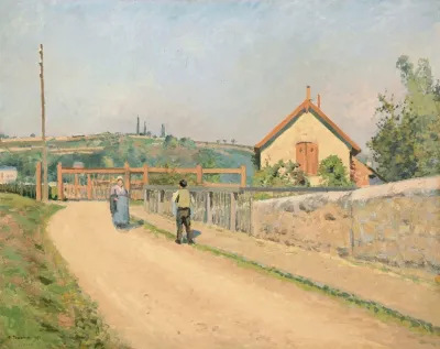 La Barriere Du Chemin De Fer Aux Patis Pres Pontoise