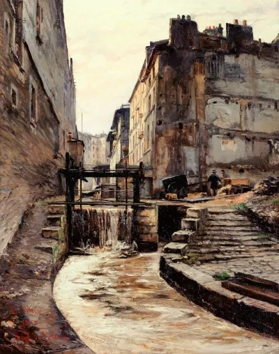 La Bievre Au Bief De La Rue De Valence