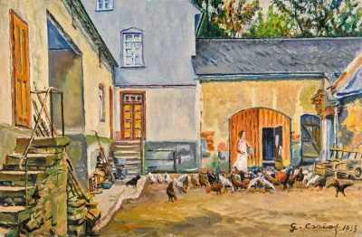 La Cour A Muller Frieda Et Ses Poules