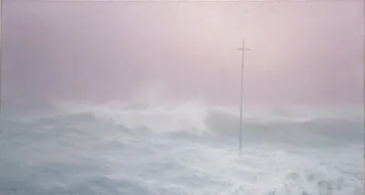 La Croix Dans La Brume Bretagne