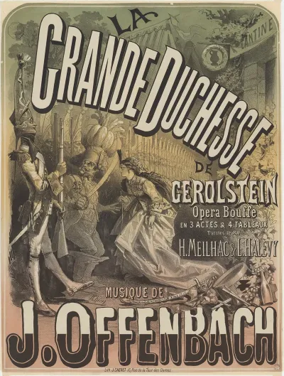 La Grande Duchesse De Gerolstein Opera Bouffe Musique De J Offenbach