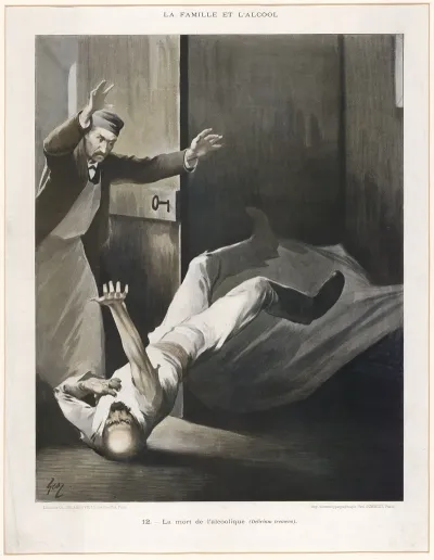 La Mort De Lalcoolique Delirium Tremens