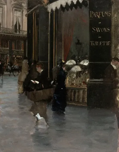 La Parfumerie Violet A Langle Du Boulevard Des Capucines Et De La Rue Scribe