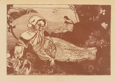 La Primavera Femme Couchee
