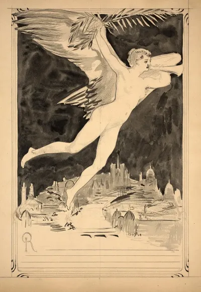 La Renommee Survolant Paris