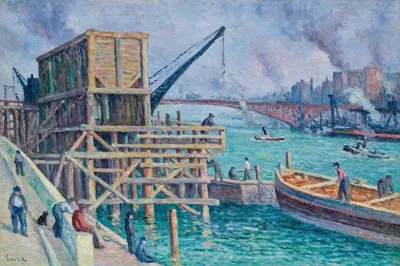 La Seine Au Pont Mirabeau