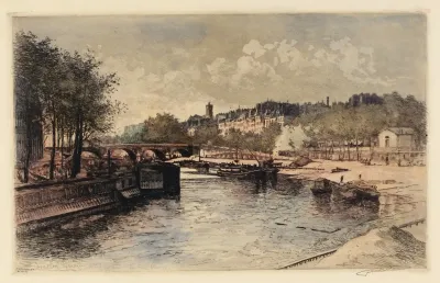 La Seine Et Le Pont Marie 2