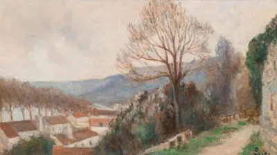La Seine Vue Des Hauteurs De Rolleboise
