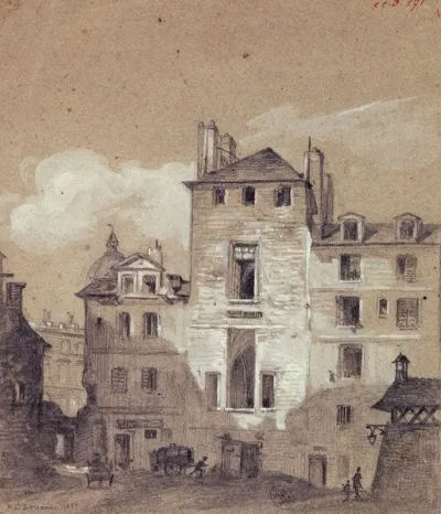 La Tour Bichat En 1859 Saint Jean De Latran