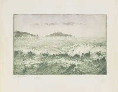 La Vague Marseille Ou Le Mistral Marseille The Wave Or The Mistral Marseille