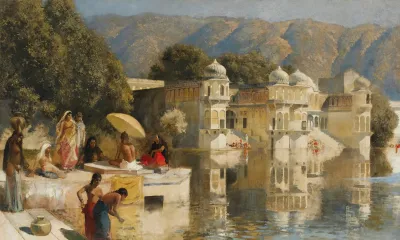 Lake At Oodeypore India 2