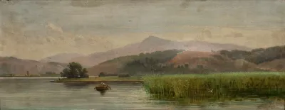Lake Chiusi In Tuscany