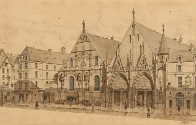 Lancien Hotel Dieu Entree Rue Du Marche Palu 1590