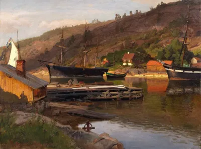 Landingsbrygge Husvik Drobak