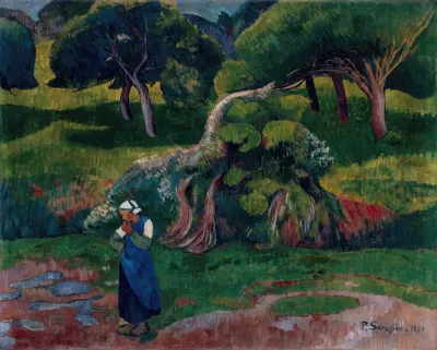 Landscape At Le Pouldu 2