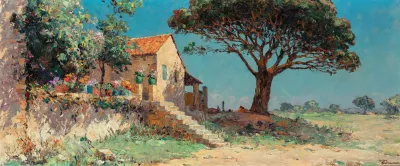 Landscape At St Tropez