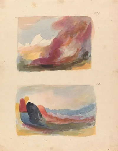 Landscape Color Wash Titian No 9 Landscape Color Wash Rubens No 10