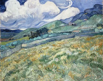 Landscape From Saint Remy