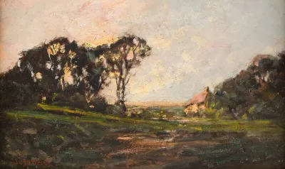 Landscape In Evening Athmosphere