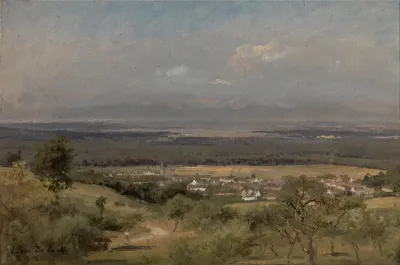 Landscape Near Gasny Normandy