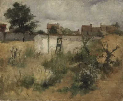 Landscape Study From Barbizon
