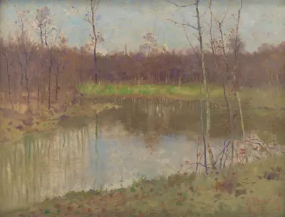 Landscape With A Fishpond