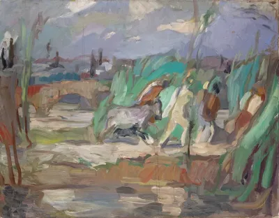 Landscape With A Group Of Bacchantes