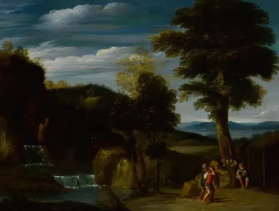 Landscape With A Hermit