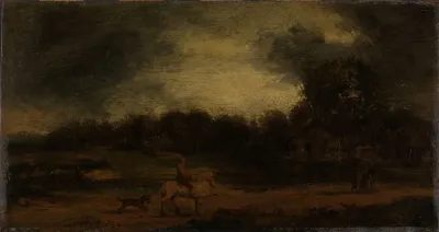 Landscape With A Horseman