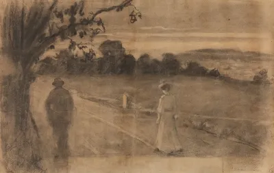 Landscape With A Man And A Woman