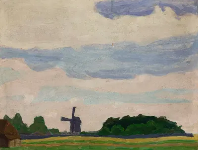Landscape With A Windmill 6