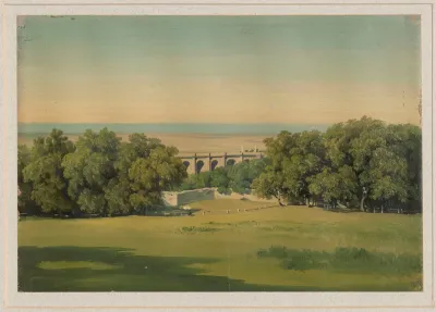 Landscape With Arcades Among Trees