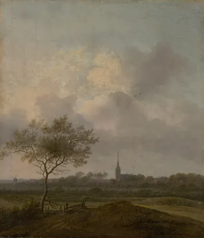 Landscape With Church In Rijswijck
