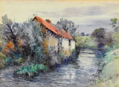 Landscape With Cottage 2
