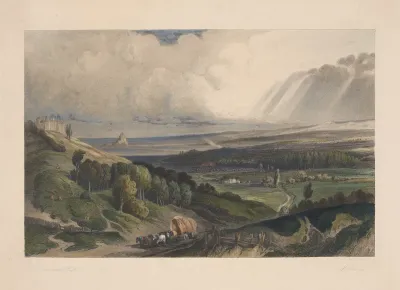 Landscape With Covered Wagon Clarkson Stanfield