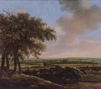 Landscape With Four Trees