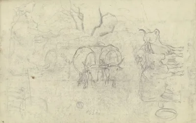 Landscape With Oxes