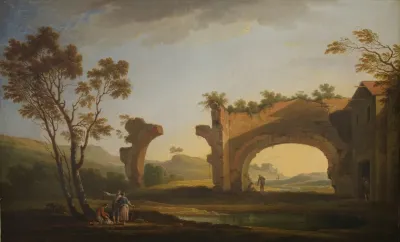Landscape With Ruins Of The Aqueduct