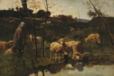 Landscape With Sheep Picardy