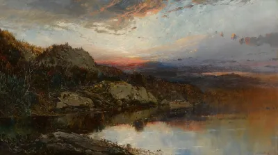 Landscape With Sunset 2